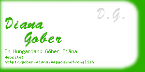 diana gober business card